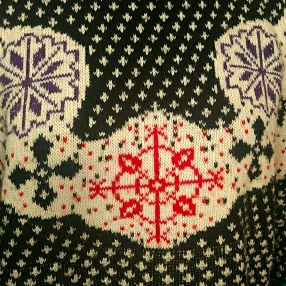 Vintage JJ Browne Snowflake Christmas Sweater - Picture 4 of 9